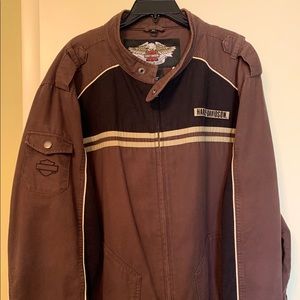 Men’s Harley Davidson canvas jacket.